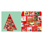 Holidaypacfactory Christmas tree shape 24 day advent calendar blind box uniform main gallery image 5