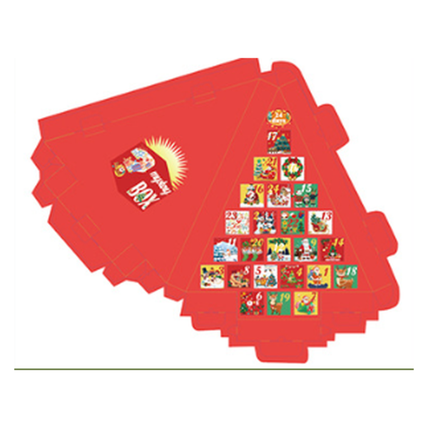 Holidaypacfactory Christmas tree shape 24 day advent calendar blind box uniform main gallery image 8