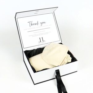 Holidaypacfactory Custom High-end Magnetic Clothing Hat Accessories Gift Packaging Box for Apparel Packaging realistic full frame packaging main image
