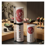 Holidaypacfactory custom sushi push pop tube packaging uniform gallery image 1