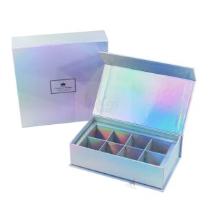 Holidaypacfactory Custom Valentine's Chocolate Gift Boxes with Inserts realistic full frame packaging main image