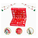 Holidaypacfactory double-side folding flip cover Christmas advent calendar blind box uniform gallery image 4