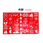Holidaypacfactory double-side folding flip cover Christmas advent calendar blind box uniform gallery image 5