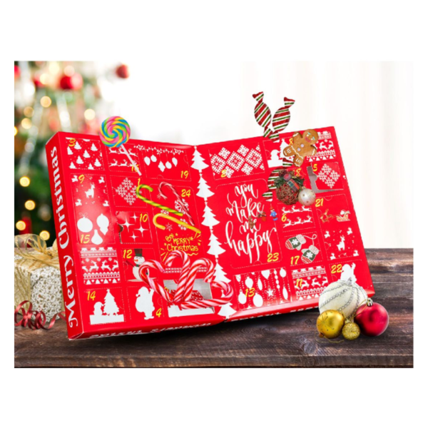 Holidaypacfactory double-side folding flip cover Christmas advent calendar blind box uniform gallery image 14