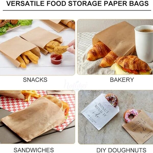 Holidaypacfactory greaseproof paper bags for fried chicken and fries product image 4