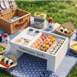 Holidaypacfactory light custom picnic sushi box fixed size die cut product image 1