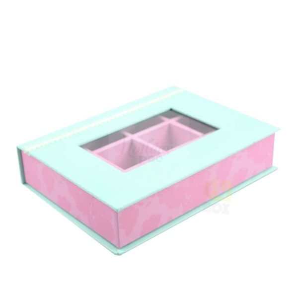 Holidaypacfactory Luxury Chocolate Selection Box with Clear Window realistic full frame packaging main image