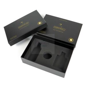 Holidaypacfactory Luxury Perfume Packaging Box with Magnetic Gift Structure realistic full frame packaging main image