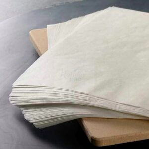 Holidaypacfactory precut white parchment pan liners for cookie trays full bleed product image 2