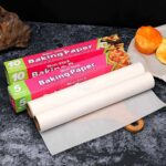 Holidaypacfactory precut white parchment pan liners for cookie trays full bleed product image 3