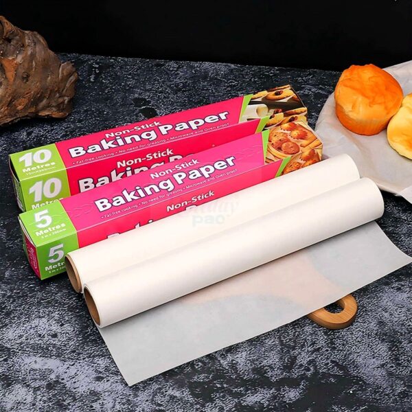 Holidaypacfactory precut white parchment pan liners for cookie trays full bleed product image 3