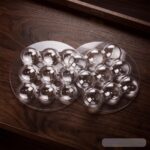 Holidaypacfactory clear PET insert tray for round chocolate macaron gift box