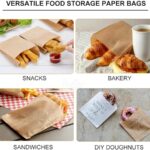 Holidaypacfactory SOS flat bottom kraft paper bags for deli takeout product image 4
