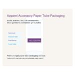 apparel accessory paper tube packaging Holidaypacfactory image 2 for fashion accessories and lifestyle retail