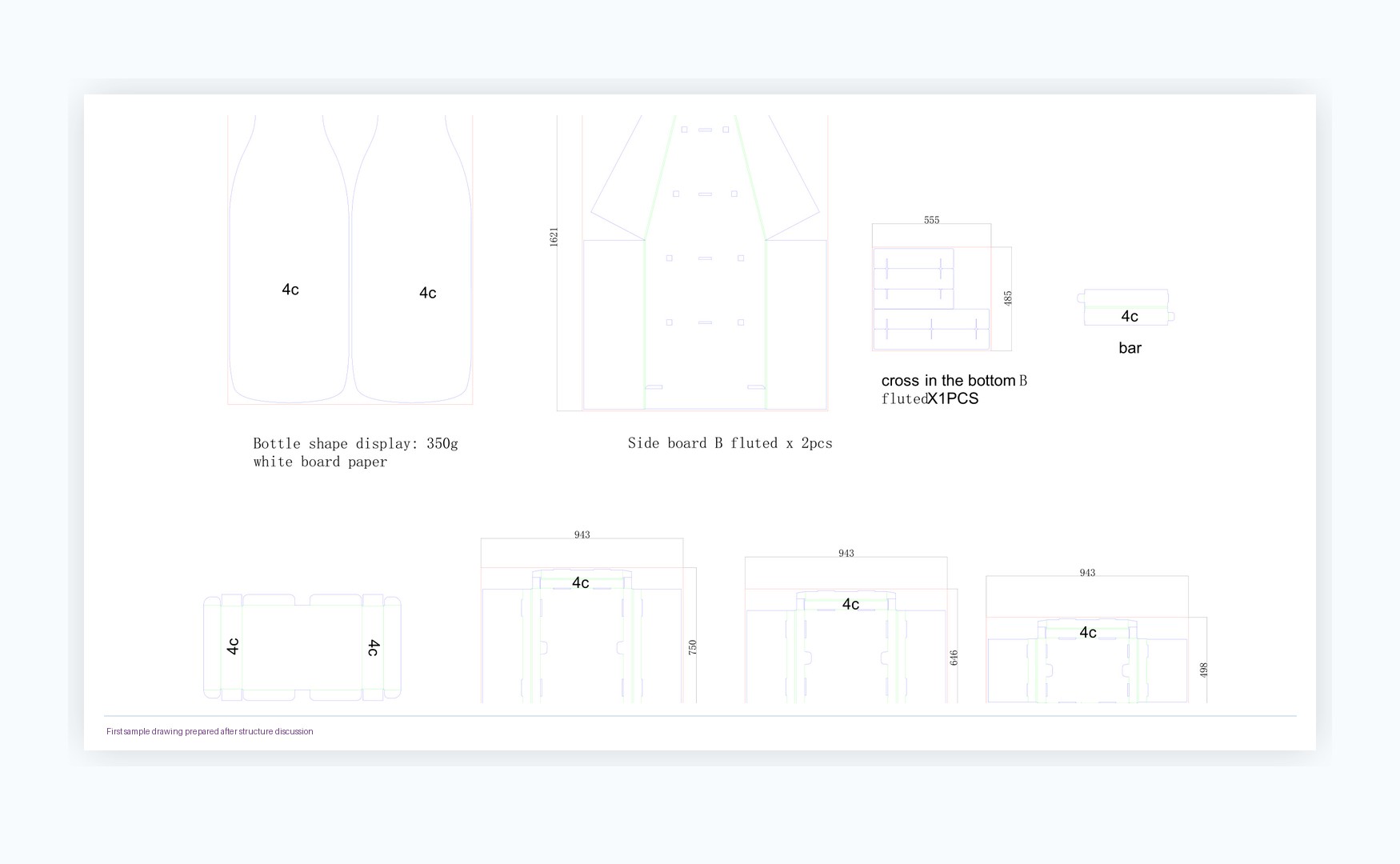 Holidaypacfactory holidaypac factory Australia food display stand case study first sample drawing prepared after structure discussion