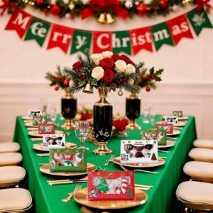 Christmas cookie bakery boxes with window Holidaypacfactory real Christmas packaging scene image 2 for holiday bakery, cookie gift and seasonal food retail