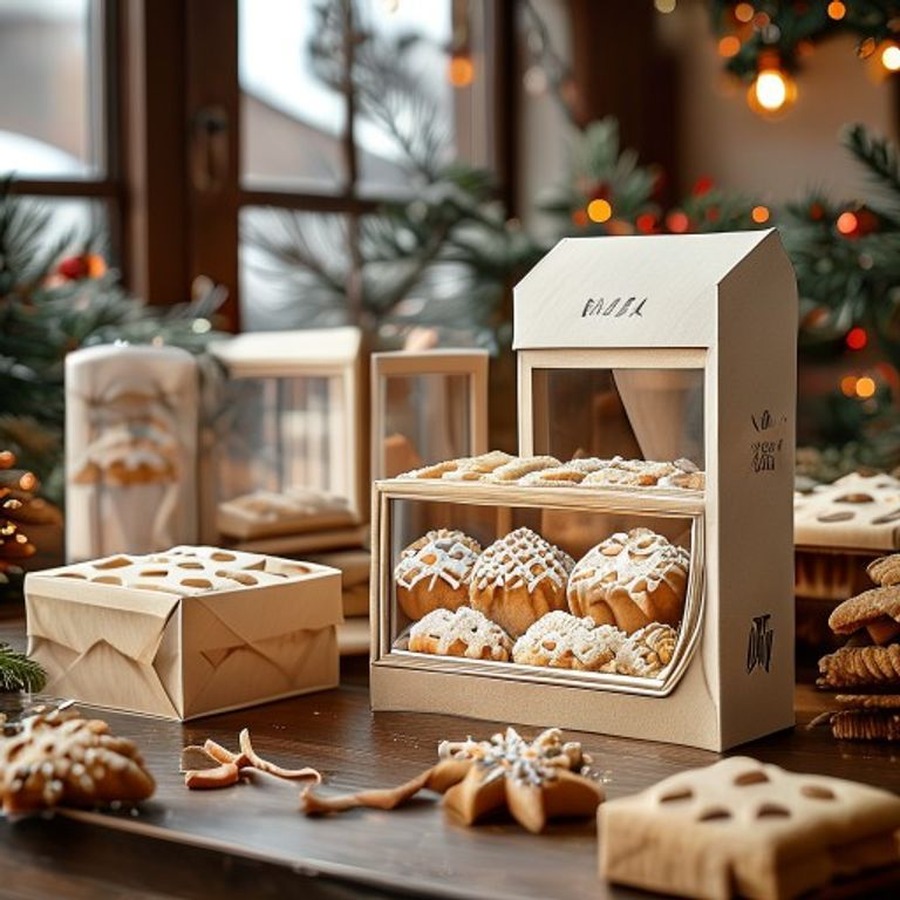Holidaypacfactory holidaypac factory custom rigid drawer gift box related product Christmas Cookie Bakery Boxes