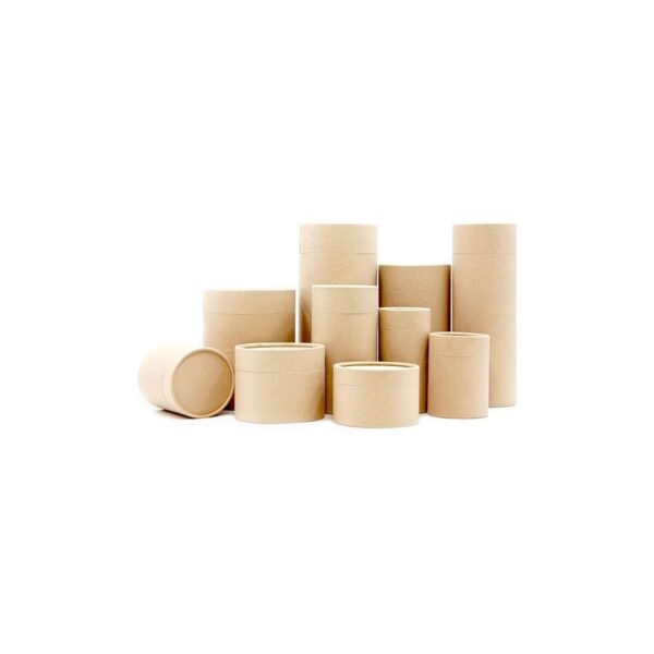 Christmas paper tube gift packaging Holidaypacfactory real packaging image 5 for holiday gift sets, candle packaging, candy packaging and premium retail kits