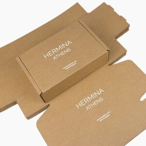 custom corrugated mailer box Holidaypacfactory image 2 for subscription kits, beauty mailers, apparel accessories, sample packs, retail shipping, promotional boxes and online order packaging