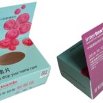 custom counter display box Holidaypacfactory image 5 for cosmetics, snacks, small bottles, accessories, trial products, sample packs, counter displays and retail promotions