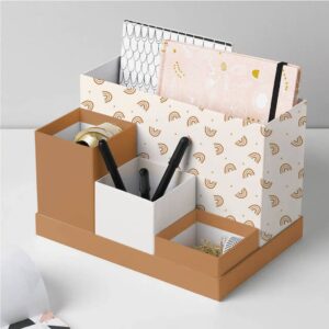 custom desk organizer rigid box Holidaypacfactory image 2 for stationery, pens, samples, jewelry, corporate gifts, welcome kits, office accessories, desk sets and retail organizer products
