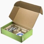 custom electronics packaging box with protective inserts Holidaypacfactory image 1 for electronics, accessories, chargers, devices, cookware, small appliances, hardware kits, sample sets and retail shipping