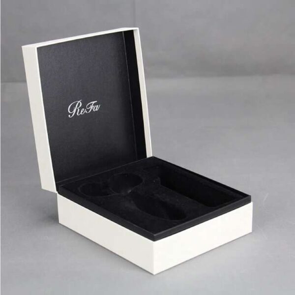 custom flip lid hinged rigid box Holidaypacfactory image 5 for cosmetics, skincare, perfume, candles, jewelry, electronics, memberships and premium gifts