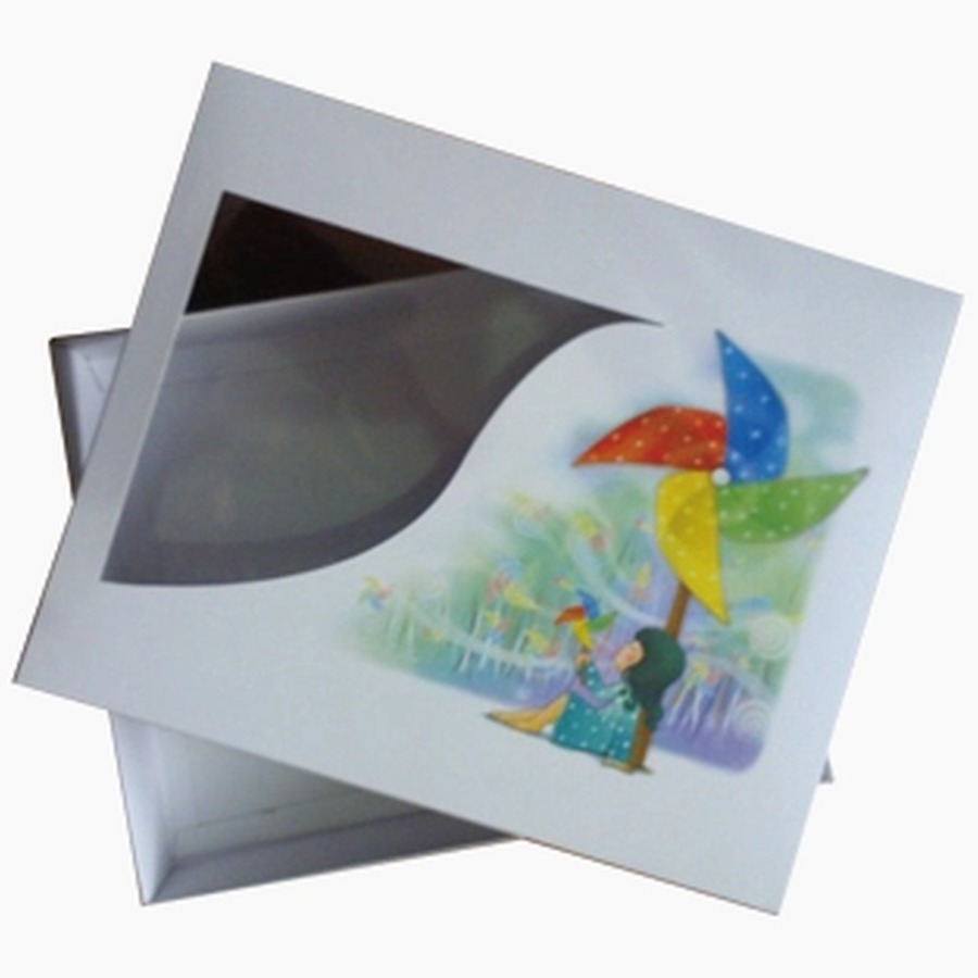 custom food paper box with clear window Holidaypacfactory related product