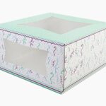 custom food paper box with clear window Holidaypacfactory image 4 for cakes, pastries, cookies, desserts, takeaway food, bakery gifts, chocolate packs and visible food retail packaging