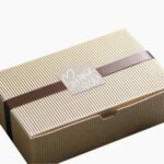 custom food paper box with clear window Holidaypacfactory image 5 for cakes, pastries, cookies, desserts, takeaway food, bakery gifts, chocolate packs and visible food retail packaging