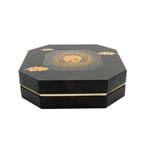 custom irregular shape rigid box Holidaypacfactory image 2 for perfume, jewelry, chocolate, seasonal gifts, collector items, beauty sets, promotional launches and premium retail gifts