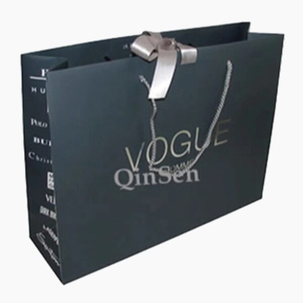 custom kraft paper bag with handles Holidaypacfactory image 3 for apparel, cosmetics, gifts, grocery items, bakery products, retail purchases, event packs and branded shopping bags