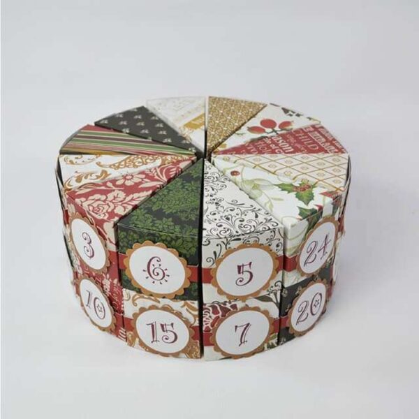 custom rigid advent calendar box Holidaypacfactory image 5 for beauty products, chocolate, candy, jewelry, fragrance samples, toys, candles, wellness gifts and holiday retail programs