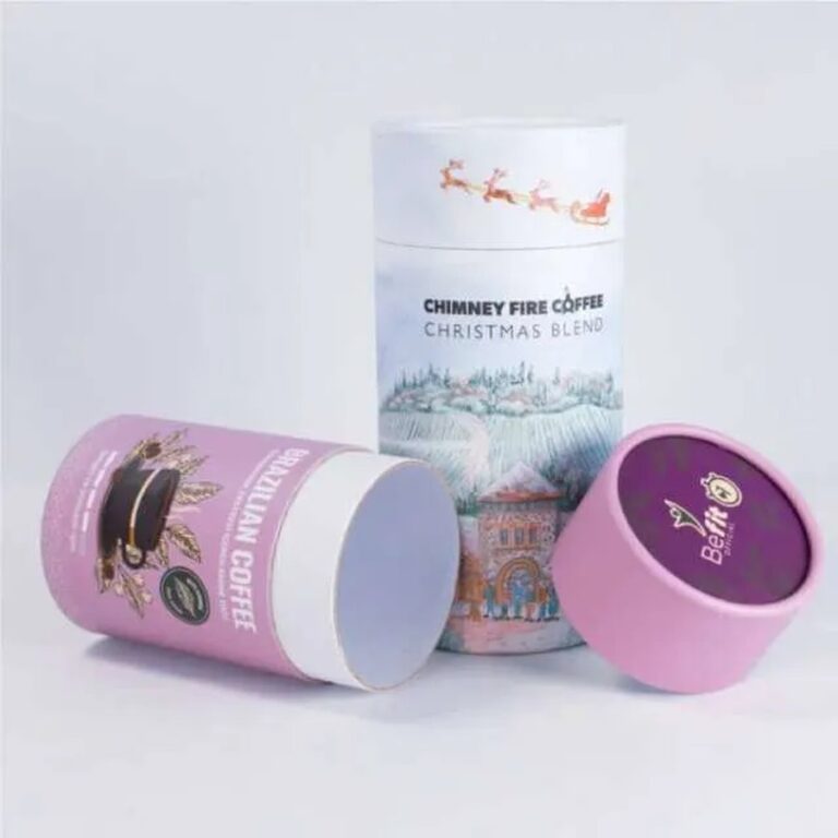 custom round rigid box Holidaypacfactory image 1 for candles, tea, coffee, cosmetics, fragrance, chocolate, wellness products, pre-roll accessories and premium gifts