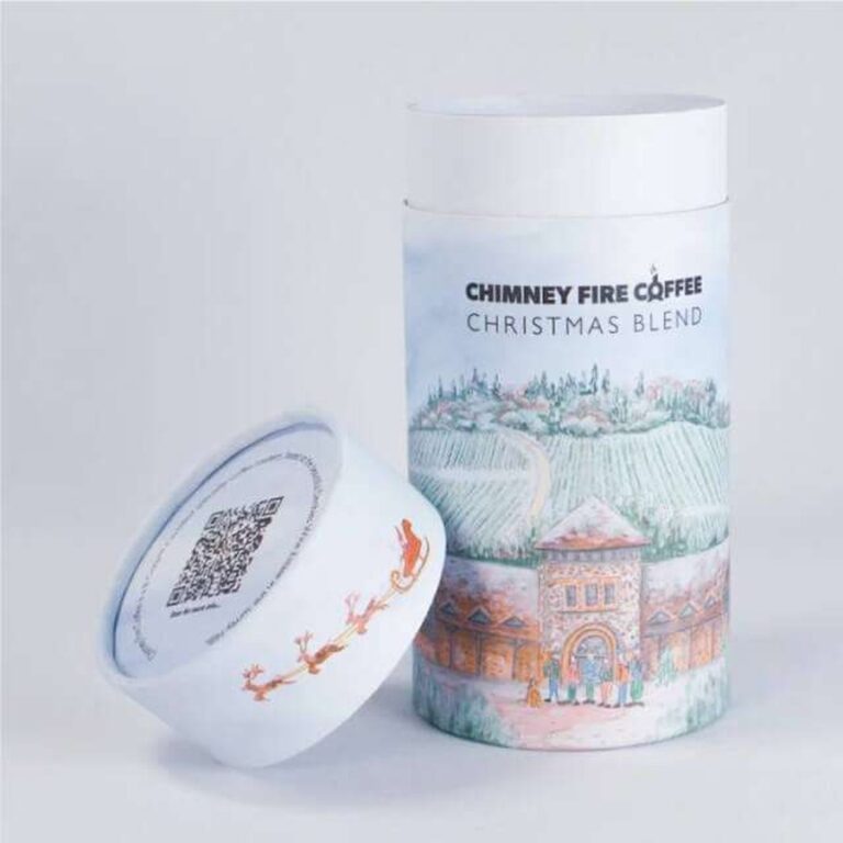 custom round rigid box Holidaypacfactory image 1 for candles, tea, coffee, cosmetics, fragrance, chocolate, wellness products, pre-roll accessories and premium gifts