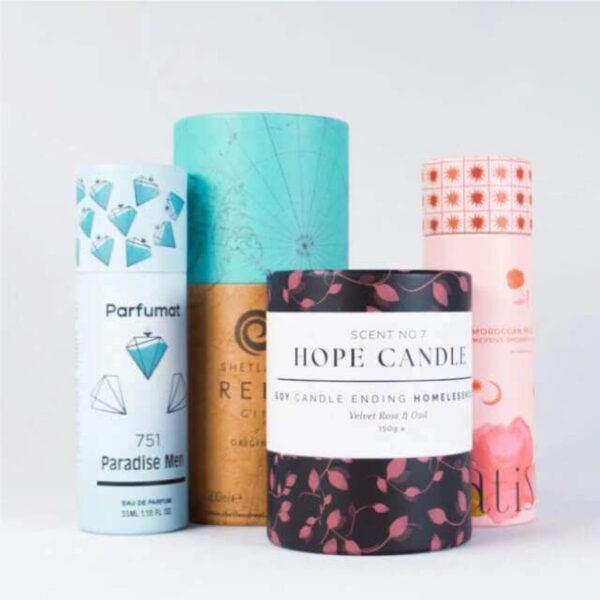 custom round rigid box Holidaypacfactory image 4 for candles, tea, coffee, cosmetics, fragrance, chocolate, wellness products, pre-roll accessories and premium gifts