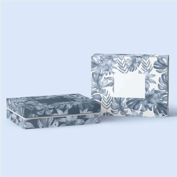 custom shoulder neck rigid box Holidaypacfactory image 3 for skincare, perfume, tea, jewelry, candles, cannabis accessories, wellness products and corporate gifts