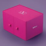 double door three drawer rigid box Holidaypacfactory image 2 for collector products, cosmetics, confectionery, tea, small accessories and tiered retail gift programs
