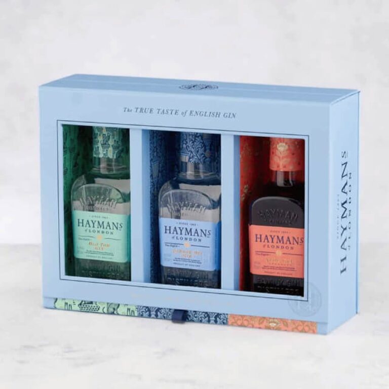 flip lid hinged rigid box with window Holidaypacfactory image 1 for mini bottle sets, tasting kits, gourmet food, tea, confectionery and curated retail gift packs