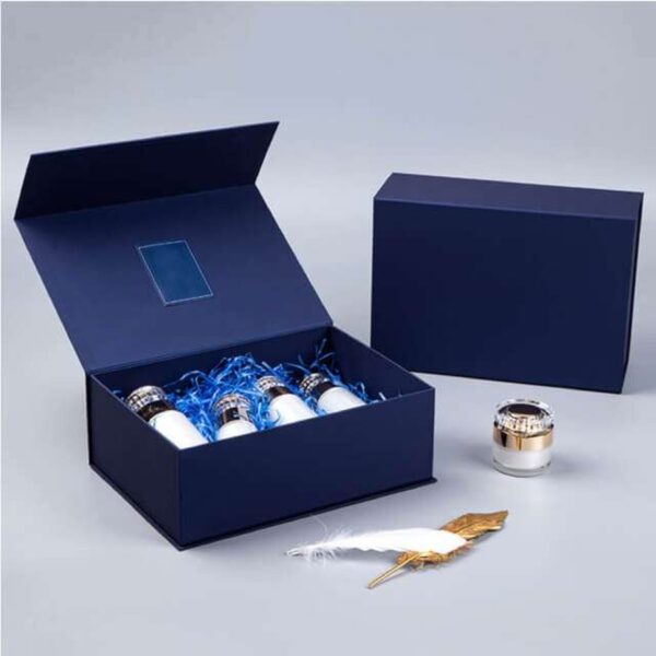 flip top magnetic rigid box Holidaypacfactory image 3 for cosmetics, skincare, perfume, candles, electronics, wellness kits, jewelry, memberships and premium gifts