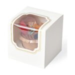 hot cocoa bomb Christmas gift box packaging Holidaypacfactory real packaging image 2 for hot cocoa, dessert kits, confectionery gifting and winter food retail