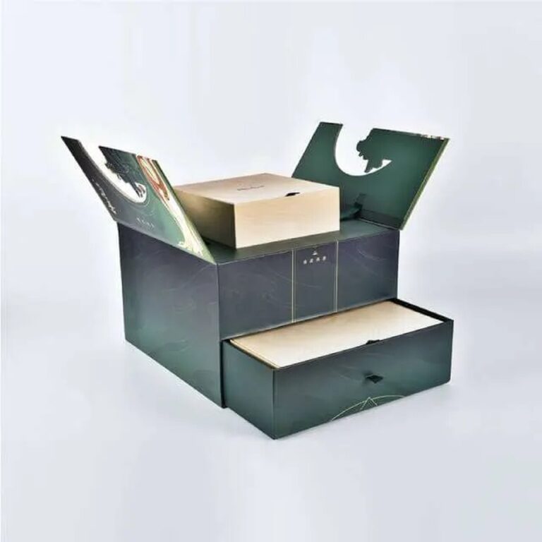 two layer gate fold rigid box Holidaypacfactory image 1 for luxury gifts, cosmetics, jewelry, floral gifts, collector sets, corporate kits and seasonal premium programs