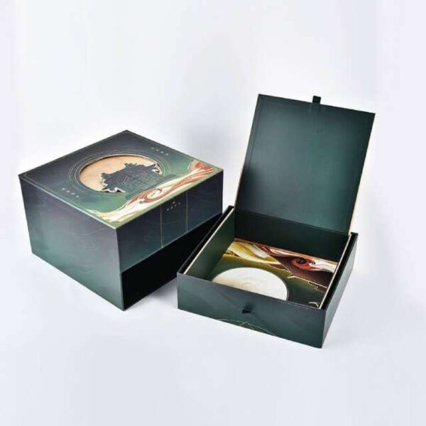 two layer gate fold rigid box Holidaypacfactory image 4 for luxury gifts, cosmetics, jewelry, floral gifts, collector sets, corporate kits and seasonal premium programs