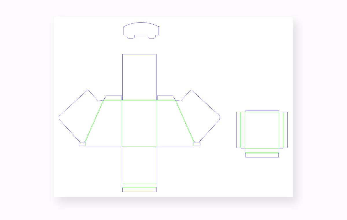 Holidaypacfactory Counter Display Diecut Template low-resolution member template preview