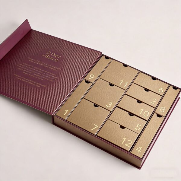 Holidaypacfactory beauty 12 day advent calendar rigid gift box full canvas product image 4