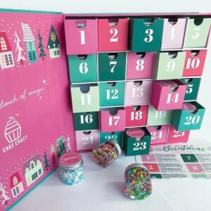 Holidaypacfactory Christmas 25 day paper magnet advent calendar gift box full canvas product image 2