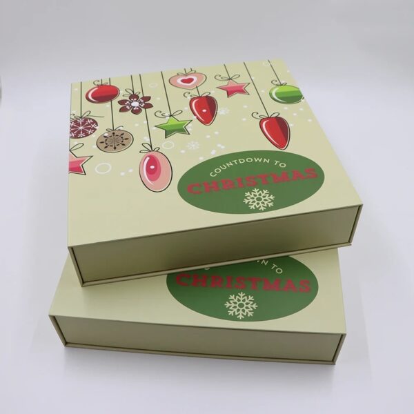 Holidaypacfactory magazine style Christmas advent calendar box full canvas product image 5