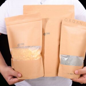 Holidaypacfactory pet treat paper pouch bags for dog snacks product image 2