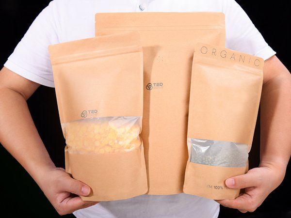 Holidaypacfactory pet treat paper pouch bags for dog snacks product image 1