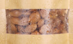 Holidaypacfactory granola cereal kraft paper pouch bags with clear window product image 2